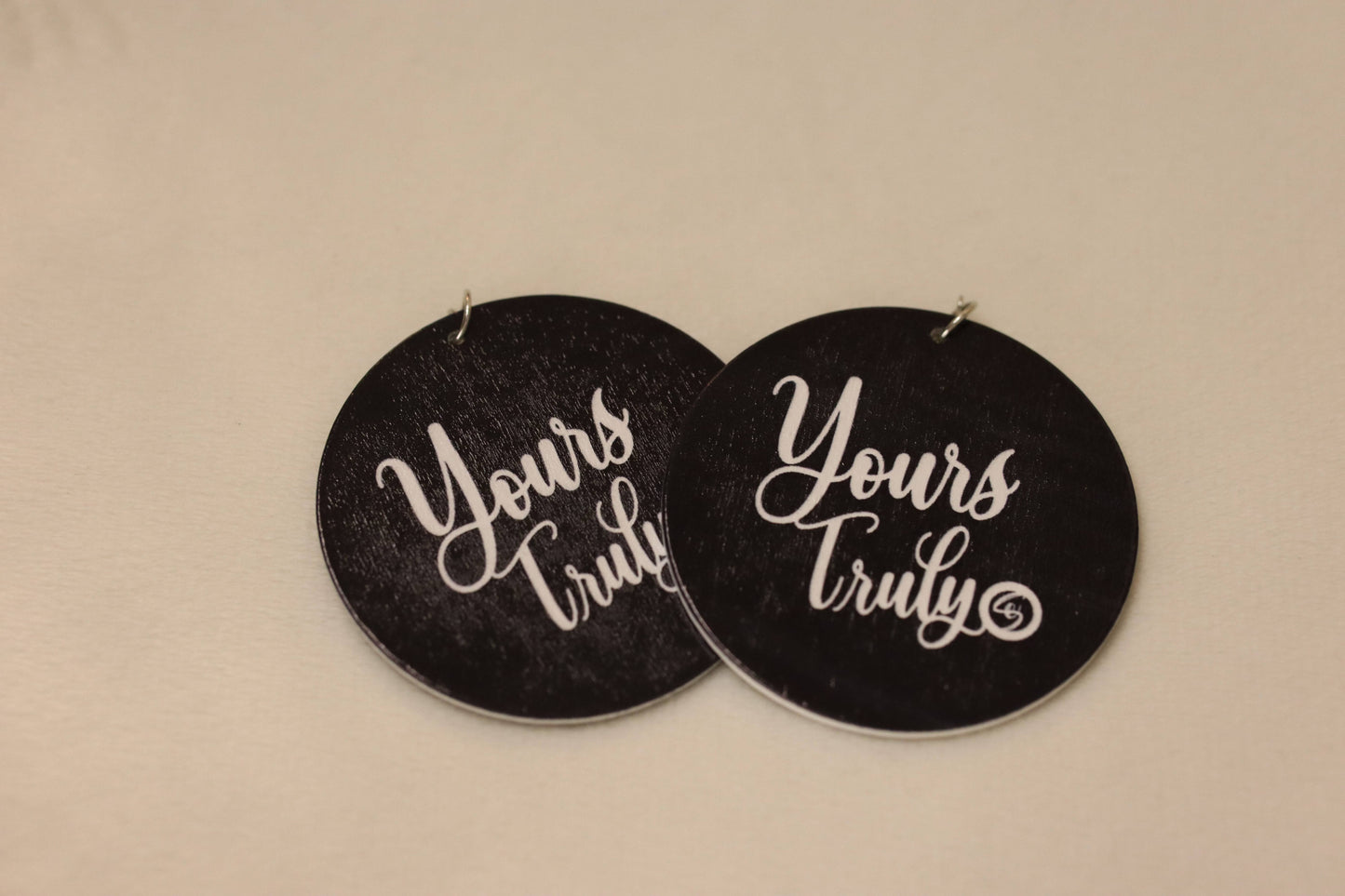 Earrings......Yours Truly